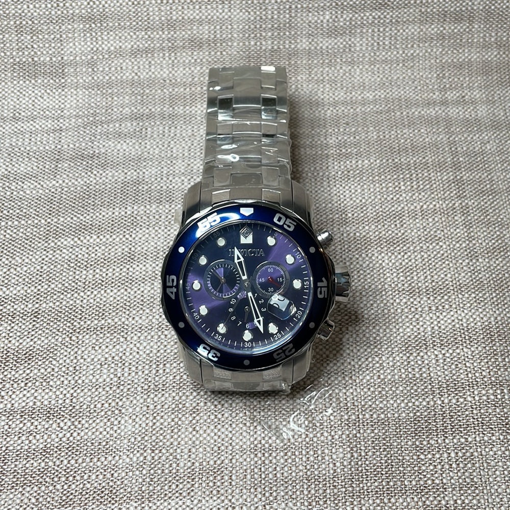 🎉HOST PICK🎊 Invicta Men's 80057 Pro Diver Stainless Steel Watch with Blue Dial - Picture 5 of 7